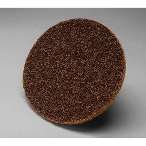 Non-Woven Abrasive Quick-Change Disc, Type TR Attachment, 3 Inch Diameter Disc, Aluminum Oxide Abrasive, Coarse Grade
