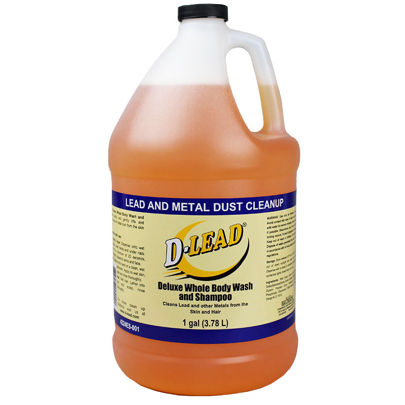 Body Wash & Shampoo, Heavy Metal Removal, 1 Gallon Bottle, 4/Case