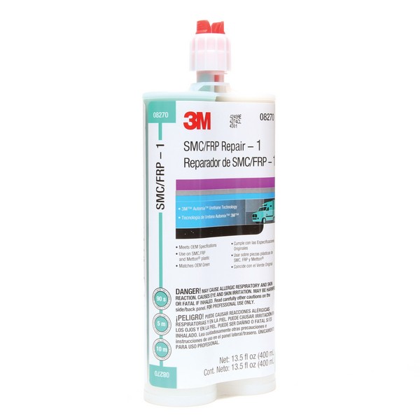Repair Adhesive, 2-Part, Cartridge Container, 400 mL Container, Urethane Base