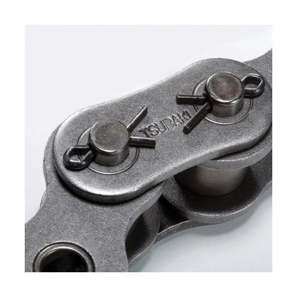 Cottered Roller Chain, 1-3/4 Inch Pitch, 1-Strand, Chain 140, 10 Foot Length, Carbon Steel