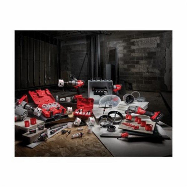 Electrician's Hole Saw Kit, 10 Piece, For Use With: 49-56-7210, 49-56-7240, 49-56-7250 and 49-56-9100 Quick-Change Arbor, Bi-Metal
