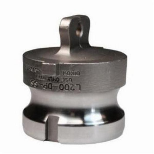 Cam & Groove Dust Plug, Type DP, Fitting/Connector Type: Plug, 2 Inch Nominal, 316 Stainless Steel, Domestic