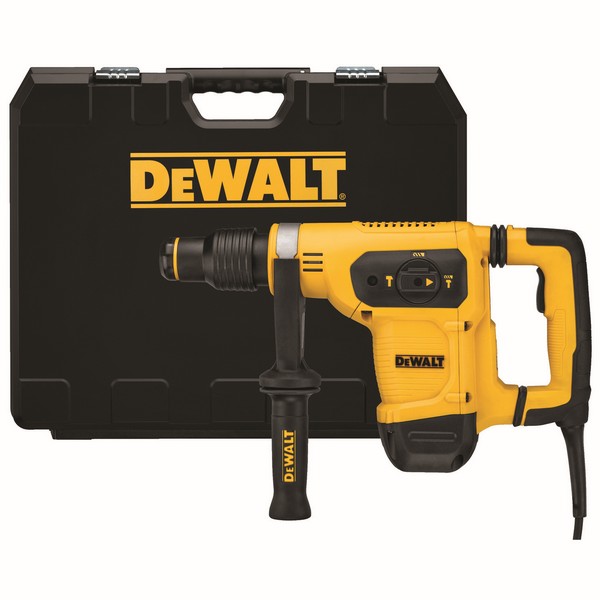 Electric Rotary Hammer, Bare Tool Tool/Kit, 1-9/16 in Chuck, SDS Chuck, 3150 bpm, 6.1 J Impact, 540 RPM No-Load Speed, 1-1/4 in Solid Bit Capacity, 1.41 HP, 120 VAC, 10.5 A, Plastic Housing, D-Ring, Variable Speed Control, Reversible: Yes, 17.84 in O