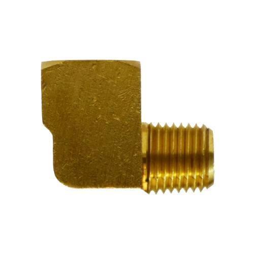 90° Street Elbow, Fitting/Connector: 90° Street Elbow, 3/8 in Nominal, MNPT x FNPT End Style, 1200 psi Pressure, Brass, -65 to 250 °F