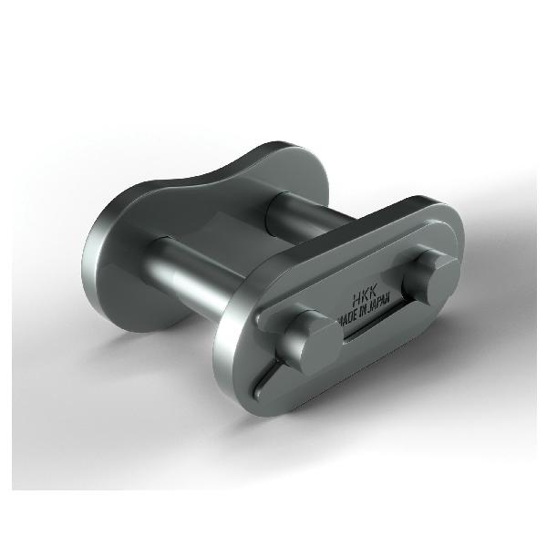 Connecting Link, British Standard Spring Clip, #10B Chain, 5/8 in Pitch, 0.2 in Pin Dia, 0.571 in Link Plate Height, 0.065 in Link Plate Thickness