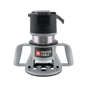 Electric Router, Five Speed, Bare Tool Tool/Kit, 1/2 in Chuck, 21000 RPM, 3-1/4 HP, 120 VAC, 15 A, Aluminum Housing, Large Integrated Cast, Gray, Rocker Switch, 11 in H x 11 in W x 7 in D