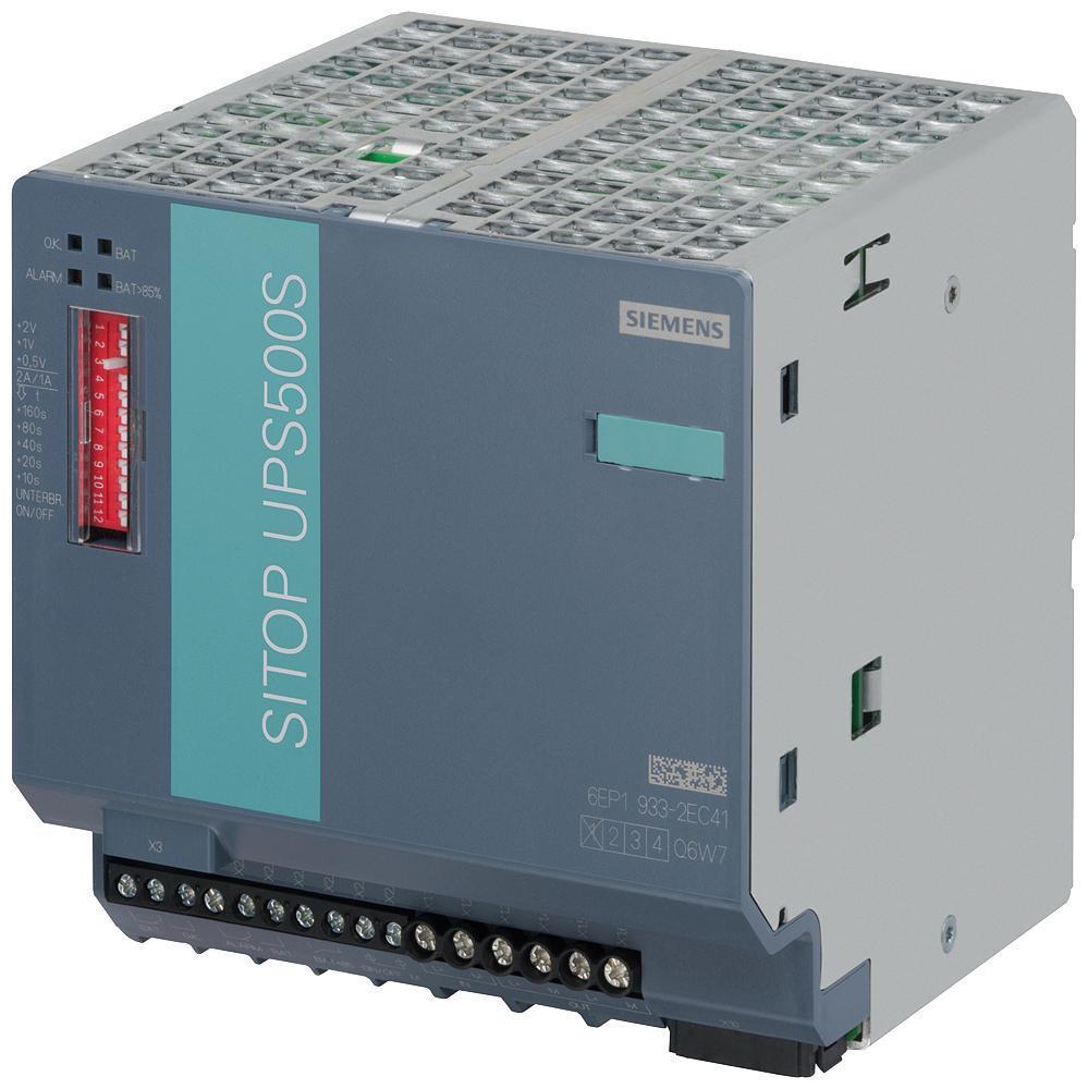 Basic Unit, Series: 6EP, 22 to 29 VDC, 15.2 A, 360 W Power, 97.5 % Efficiency, DIN Rail Mounting, Environmental Conditions: Climate Class 3K3/No Condensation, 125 mm H x 120 mm W x 125 mm D Dimensions