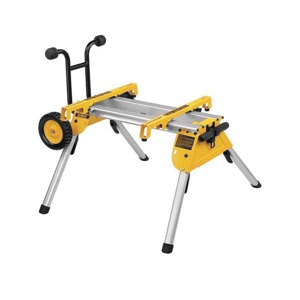 Rolling Table Saw Stand, Portable, For Use With: DW744X Job Site Table Saw, Aluminum, Yellow, 33-1/2 in L x 19-3/4 in W x 10 in H