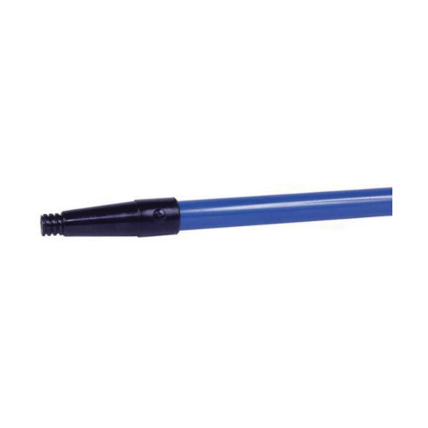 Broom Handle, Hollow Threaded/Tapered Tip, 1 in Dia, 60 in Length, Fiberglass