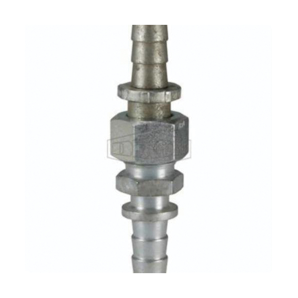Spray Hose Coupling, Coupling Fitting/Connector, 3/4 Inch Nominal, Garden Hose Thread x Hose End Style, Steel, Plated, Domestic