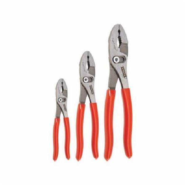 Plier Set, Series: XL Series, Slip Joint Pliers, 3 Piece, Specifications Met: ASME B107.23-2004, Steel, Red Handle