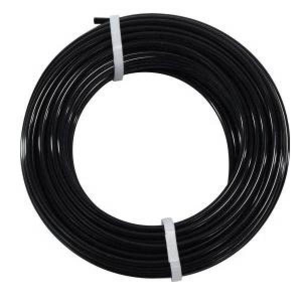 Nylon Tubing, Lightweight Flexible, 0.08 Inch Inside Diameter, 1/8 Inch Outside Diameter, 100 ft Length, 0.022 Inch Wall Thickness, 420 psi Working, -60 to 200 °F, Nylon, Black