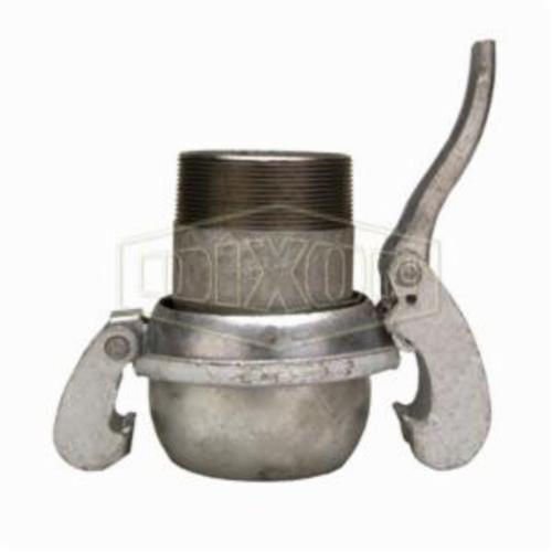 Quick Connect Fitting, Type B, Fitting/Connector Type: Quick-Connect, 3 Inch Nominal, MNPT End Style, Steel, Galvanized, Domestic