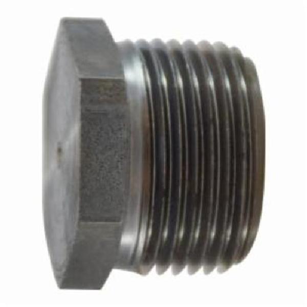 Hex Head Plug, Solid, Plug Fitting/Connector Type, 1/4 Inch Nominal Size, NPTF, 0.56 Inch Hex, 0.74 Inch Length, Steel, Black Oxide, Domestic