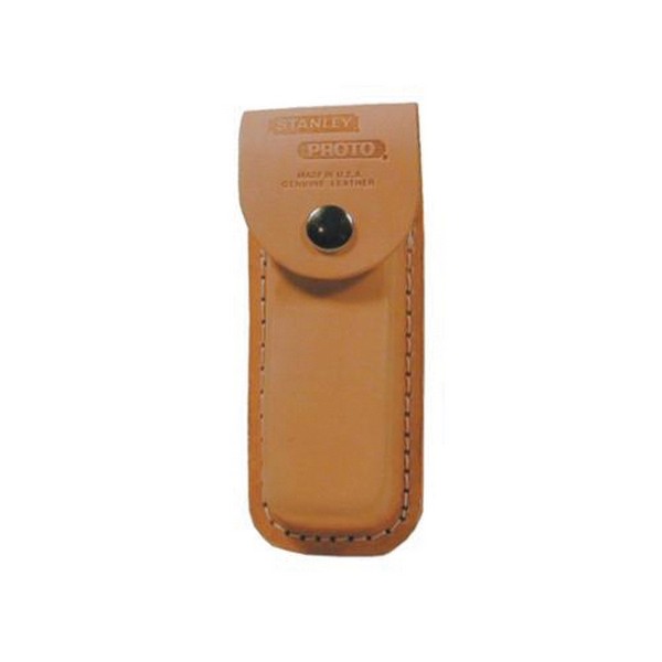 Folding Knife Blade Sheath, Heavy Duty, For Use With: Up to 5 in Knives, Leather, Natural, 9 in H x 1 in W