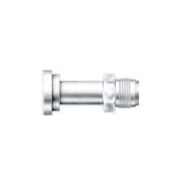 Hydraulic Flange Adapter, High Pressure SAE to SAE, Series: G60, 3/4-16 Nominal, Code 61 O-Ring Flange x Male 37° JIC Flare End Style, 6000 PSI Pressure, Steel, 1.19 Inch Diameter Dimensions