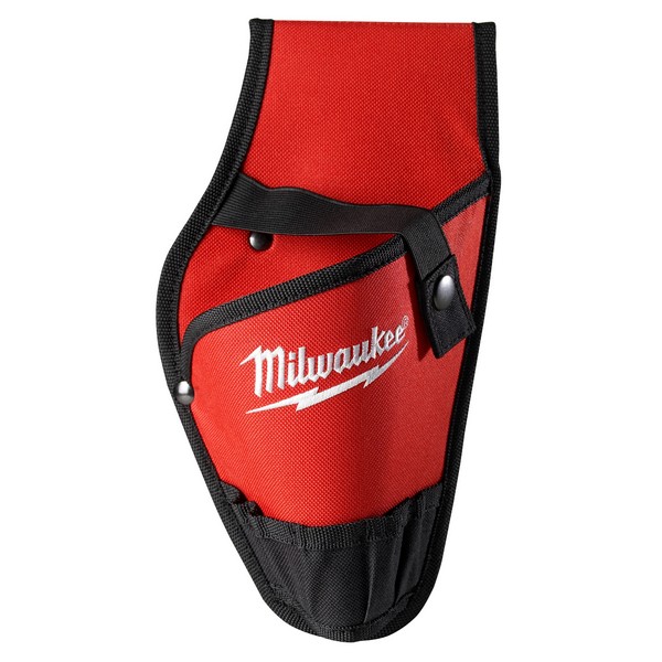 Tool Holster, Heavy Duty, For Use With: Compact Drill, Impact Drivers, Screwdriver and Fastening Tool, Specifications: 1-Pocket, Ballistic Nylon, Black/Red