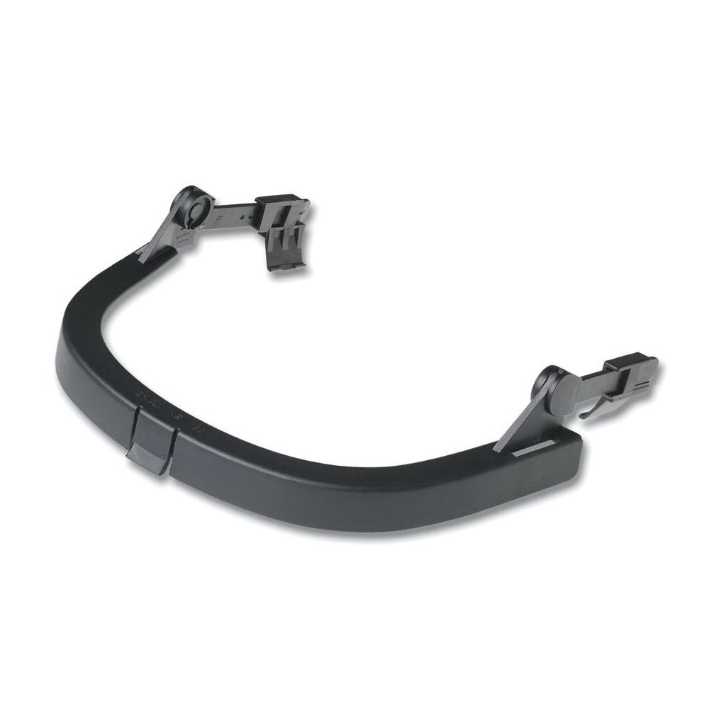Faceshield Bracket, Lightweight, For Use With: A59, A29, A99 and A89 Hard Hats, Nylon/Plastic, Black, 12.3 x 16.3 x 11.5 in Dimensions