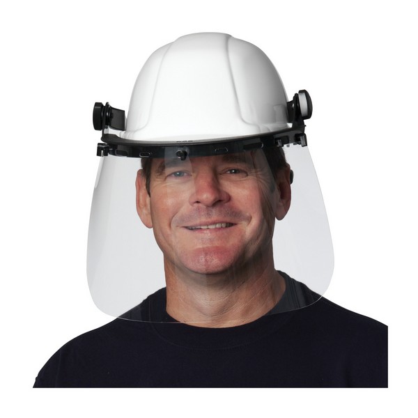 Hard Hat Adapter, For Use With: Cap Style Hard Hat with Universal Slot, Plastic, Black