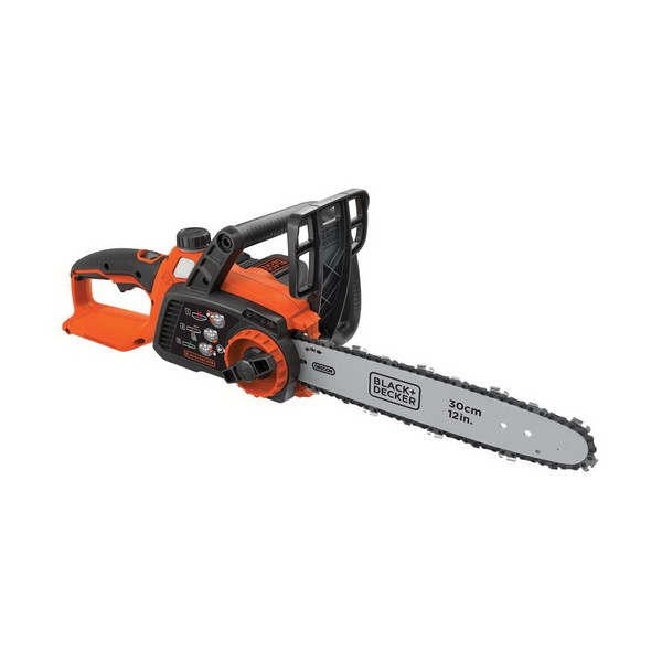Chain Saw, Brushed Cordless, Bare Tool Bare Tool/Kit, Cutting Capacity: 12 in, 12 in Bar/Chain Length, 3/8 in Pitch, Automatic Bar/Chain Oiler, 40 V, Lithium-Ion Battery, 2 Ah Battery, Wrap Around Handle, Black/Orange
