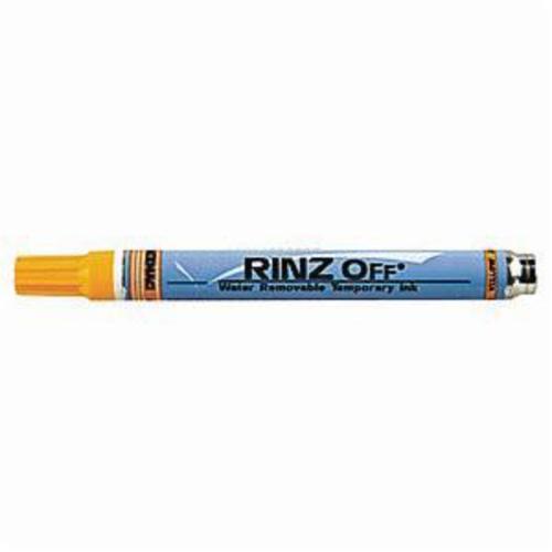 Industrial Marker, Detergent Removable Temporary, -20 to 350 °F, 15 to 20 s Drying, Aluminum Barrel Container, White