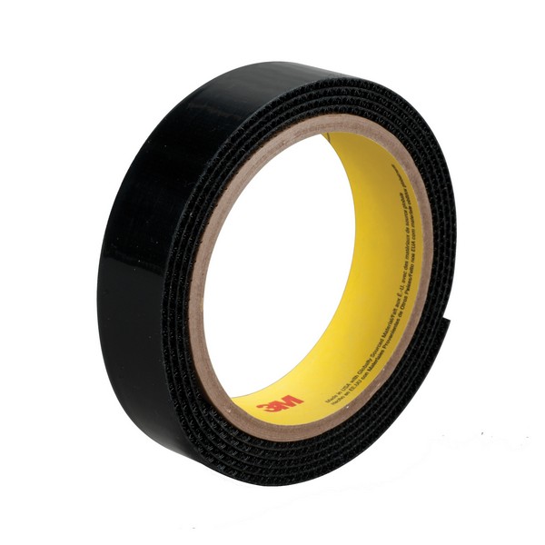 Loop Fastener Tape, Non-Adhesive Reclosable, 50 Yard Length, 4 Inch Width, 0.15 Inch Thickness Engaged, Black, Woven Nylon Backing, 220 °F Maximum Operating, Resistance Properties: Flame