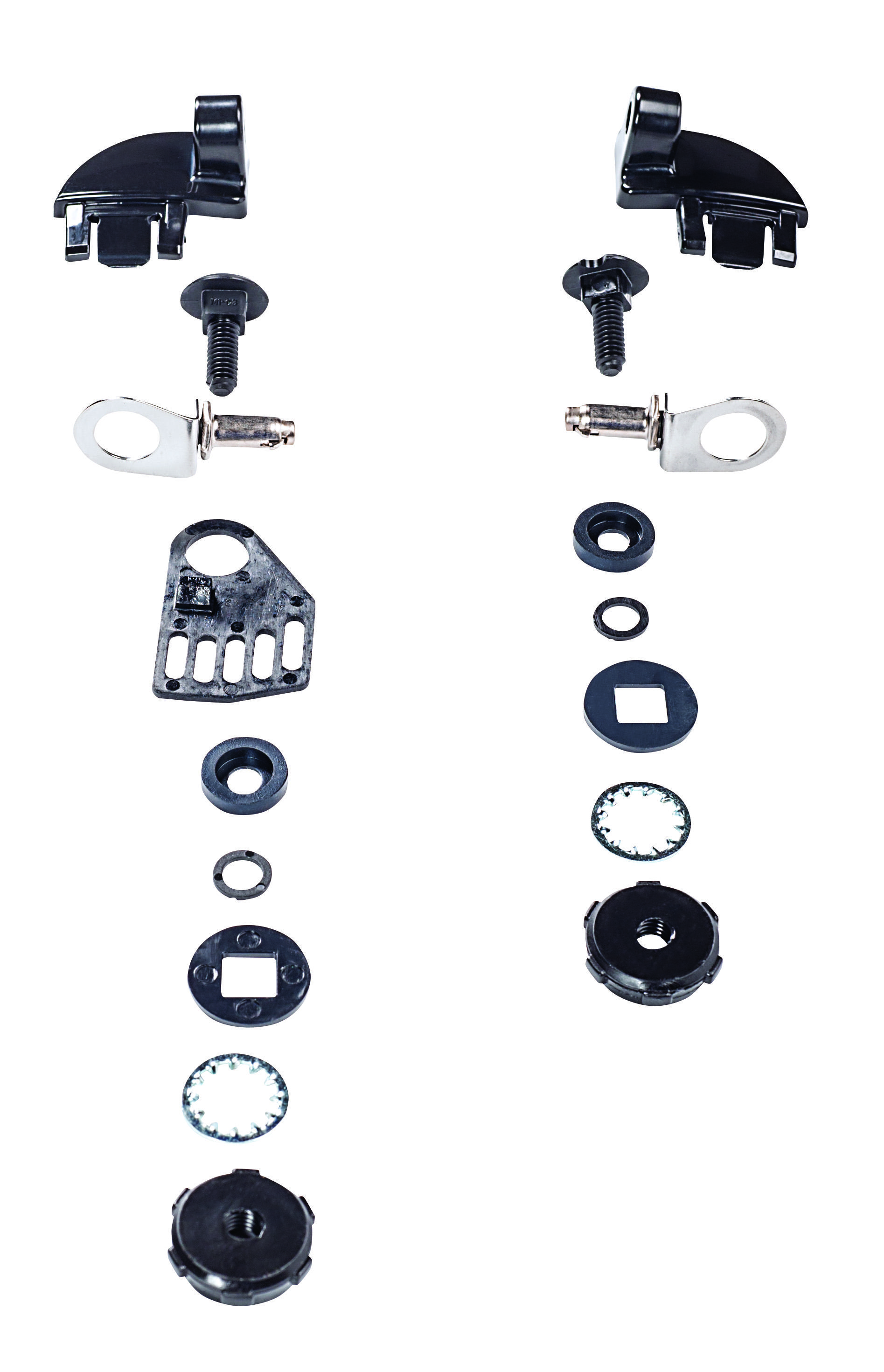 Attachment Lug Adapter Kit, Instant Release, For Use With: Welding Shield, Sparkgard Faceshield with Visor, Hard Hat and Slotted Caps, Metal, Black