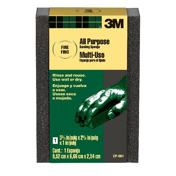General Purpose Sanding Sponge, 42 Inch Overall Width, Fine Grade