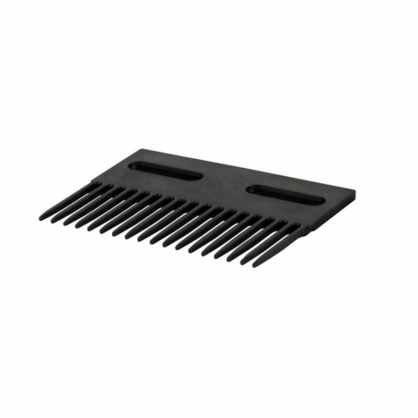 Transfer Comb Plate, Long, For Use With: 4700, 5990 and 9200 Series Fortrex Chains, Polyamide, Black, 7.95 Inch Length x 6 Inch Width x 0.25 Inch Thickness