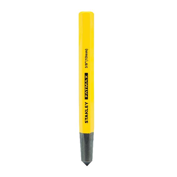 Center Punch, 3/8 in Tip, 6 in Overall Length, Center Punch, 5-1/2 in L Handle, Steel Handle