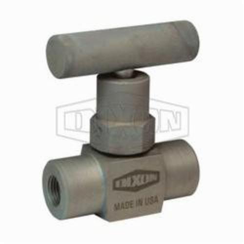 Mini Needle Valve, 1/8-27 Nominal, FNPT, 10000 psi, T-Handle Actuator, Steel Body, Nickel Plated