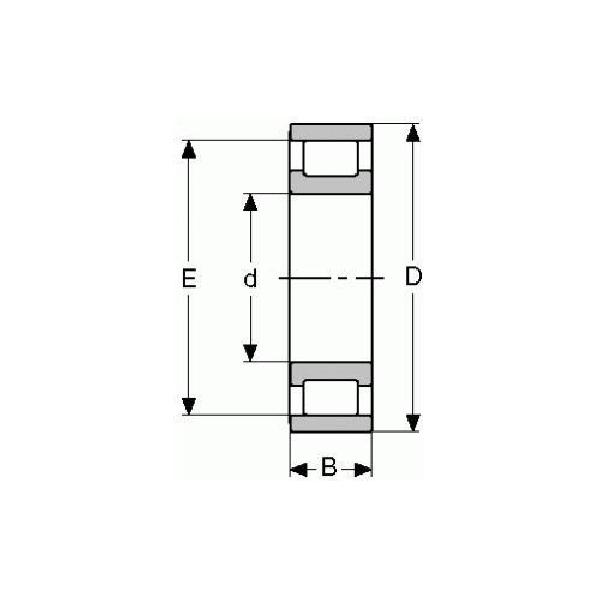 Cylindrical Roller Bearing, Straight Bore, Series: RMS, 3.5 Inch Bore, 8.125 Inch Outside Diameter, 1 Rows, 1.75 Inch Width, Steel Cage