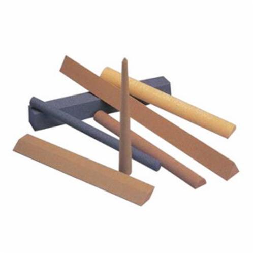 Abrasive File, 3 in Overall Length, 3/8 in Overall Width, 3/8 in Overall Thickness, Ultra Fine Grade, Squared, Aluminum Oxide Abrasive, Translucent White