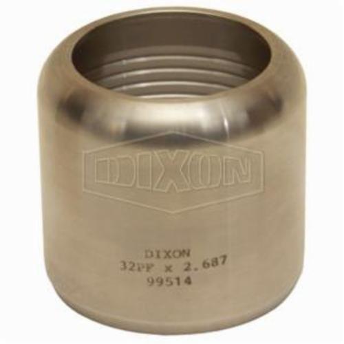 Sanitary Flow Chief Ferrule, Internal Expansion, 3 Inch Inside Diameter x 3-48/64 to 3-51/64 Inch Outside Diameter Nominal, 304 Stainless Steel, Domestic