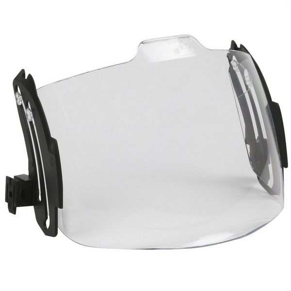 Replacement Shield, Anti-Fog/Anti-Scratch Integrated Universal, For Use With: Safety Helmet, Clear Visor, Specifications Met: ANSI Z87.1