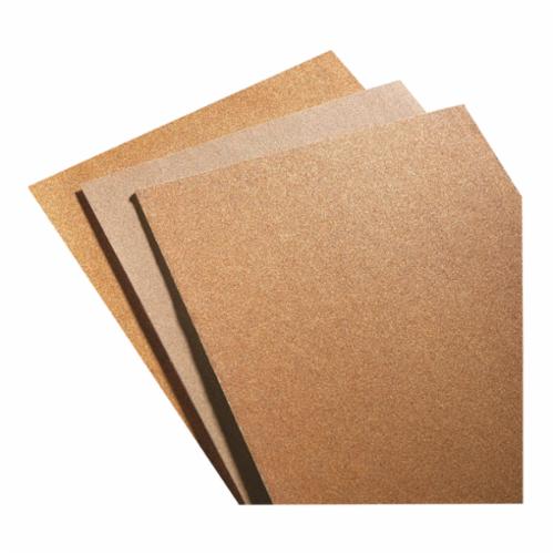 Coated Sandpaper Sheet, Series: A211, 11 in Length, 9 in Width, P40 Grit, Extra Coarse Grade, Aluminum Oxide Abrasive, Paper Backing, Open Coat, Brown, D-Weight Backing Weight