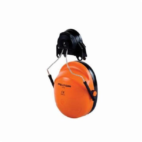 Hi-Viz Earmuffs, Hard Hat Attached, 10/Case