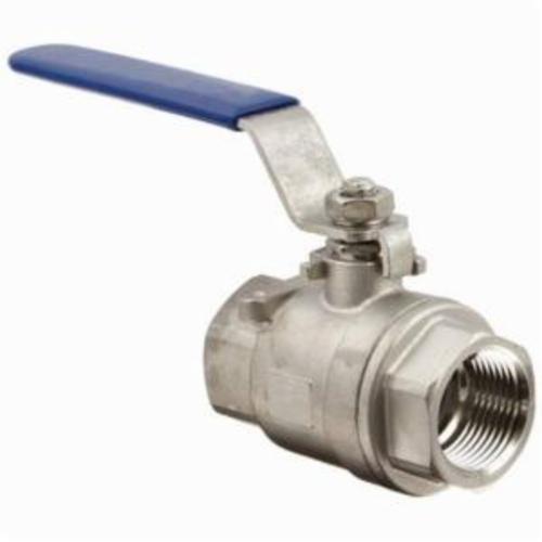 Ball Valve, Series: SSBV, 1 Inch Nominal, FNPT End Style, 1000 psi WOG, 100 psi WSP Pressure, -20 to 356 °F, Full Port, Media: Gas, Oil, Steam and Water, Manual Actuator, 316 Stainless Steel Ball, 316 Stainless Steel Body, 316 Stainless Steel Stem Trim, RPTFE Seat/Joint Gasket Softgoods