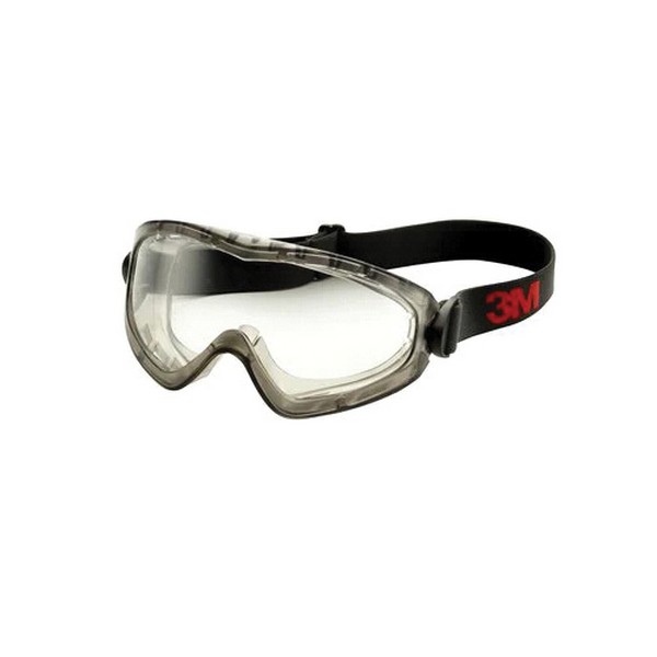 Safety Goggles, Indirect Vent Premium Splash Protection, Series: 2890, Unisex Gender, Universal Size, Anti-Fog/Anti-Scratch Lens Coating, Clear Lens, Goggle Frame, Gray Frame, Polycarbonate Frame, Polycarbonate Lens, Elastic Strap, Specifications Met