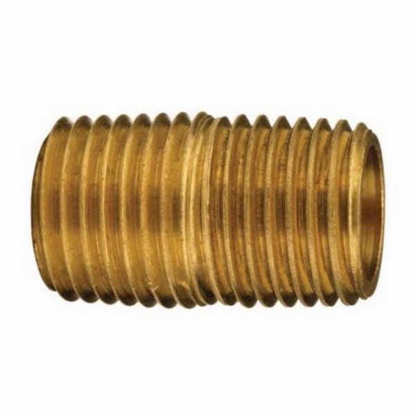 Pipe Nipple, Close, 2 Inch Nominal, MNPT, Brass