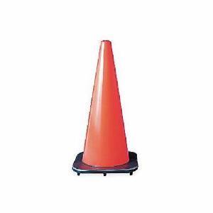 Traffic Cone, Reflective, Series: DW-Series, 28 in Height, Red/Orange Cone, Vinyl Cone, 6 in Upper/4 in Lower Collar Height, Vinyl Collar, Black Collar, 2 Collars, 13-1/2 in L x 13-1/2 in W Base, PVC Base, Black Base, 7 lb Weight, Specifications Met: