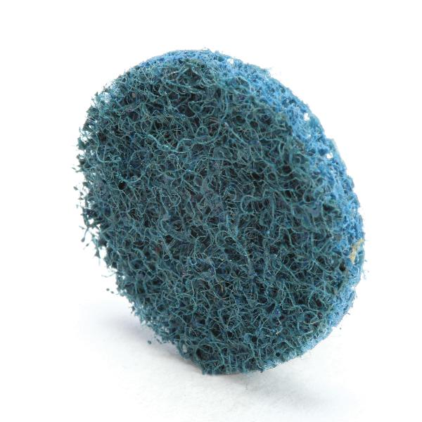 Surface Conditioning Disc, Quick-Change, Type TR Attachment, 2 in Diameter Disc, Aluminum Oxide Abrasive, Medium Grade, Cloth Backing, 25000 RPM Maximum, Maroon