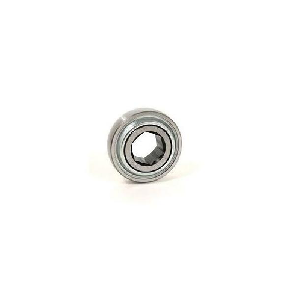 Radial Agricultural Ball Bearing, Hex Bore Triple Lip Seal, Spherical Bearing, 1-1/2 in Bore, 85 mm Outside Diameter, 30 mm Width, 52100 Steel Bearing, Rubber Seal, -20 to 212 °F
