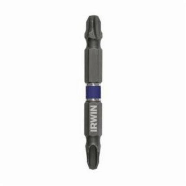 Impact Double Ended Bit, Heavy Duty, Series: Impact Performance Series™, NO 3 Point, Phillips® Point, 2-3/8 in Overall Length, 1/4 in Drive/Shank, Cold Forged High Grade Steel, Black Oxide