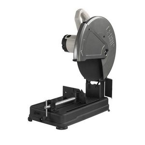 Electric Chop Saw, Heavy Duty, Series: Tradesman's, 14 in Blade, 1 in Arbor/Shank, 3800 RPM Speed, Cutting Capacity: 4-3/4 x 5-1/3 in Round, 45 deg Pivoting Fence Angle, 4 HP, 120 VAC, 15 A, Metal Housing Material, D-Vertical Handle