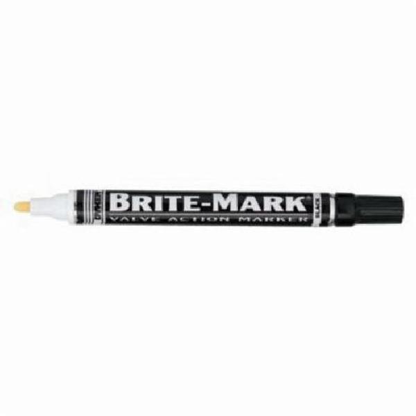 General Purpose Permanent Paint Marker, Medium Tip, Aluminum, Black