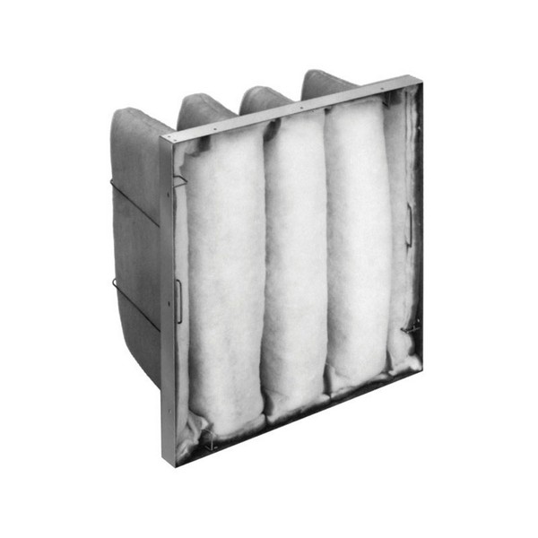 Extended Surface Cartridge Filter, 1-Ply Medium Efficiency, Series: Duo-Cap, 20 in Width, 9 in Depth, 20 in Height, MERV: MERV 8, 1000 cfm, Hi-Cap/Side-Cap, 0.15 in WG Initial Resistance, Synthetic Media, Domestic