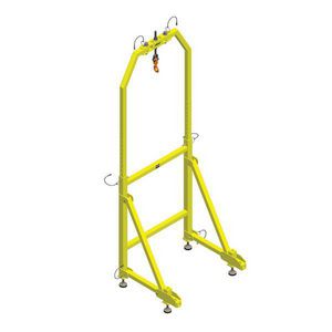 Jib Adapter, 88.9 to 109.2 in Height, For Use With: Pole Hoist Systems