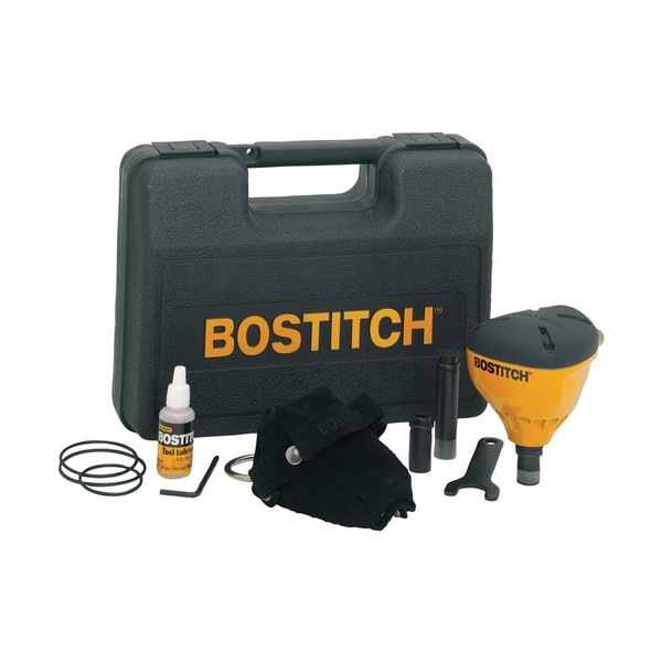 Palm Nailer Kit, Heavy Duty Impact Pneumatic, Tool/Kit: Kit, 0.16 Inch Diameter x 1-3/4 to 7 Inch Length Fastener, Straight Collation, 1 Magazine, Contact/Sequential Trigger, Standard Tip, 100 PSI Air, 1/4 Inch NPT Air Inlet, Top Exhaust Location, Aluminum Housing M