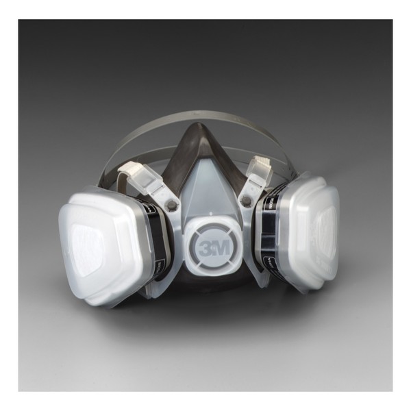 Half Facepiece Disposable Respirator Assembly 53P71, Organic Vapor/P95 Respiratory Protection, Large, 12/Case
